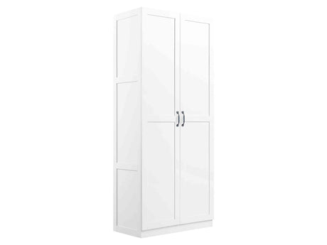 Hopkins Storage Closet 3.0 in White - Ornate Home