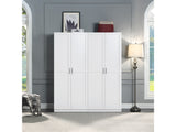 Hopkins Storage Closet 3.0 in White (set of 2) - Ornate Home