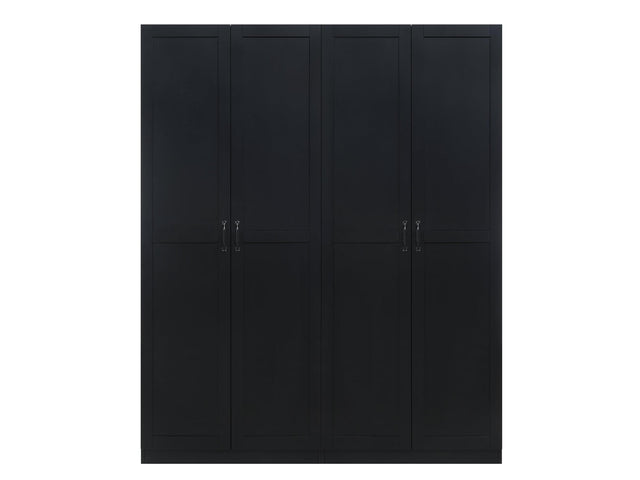 Hopkins Storage Closet 4.0 in Black (set of 2) - Ornate Home