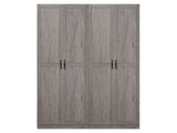 Hopkins Storage Closet 4.0 in Grey (set of 2) - Ornate Home