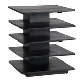 Hopper Black End Table - Ornate Home