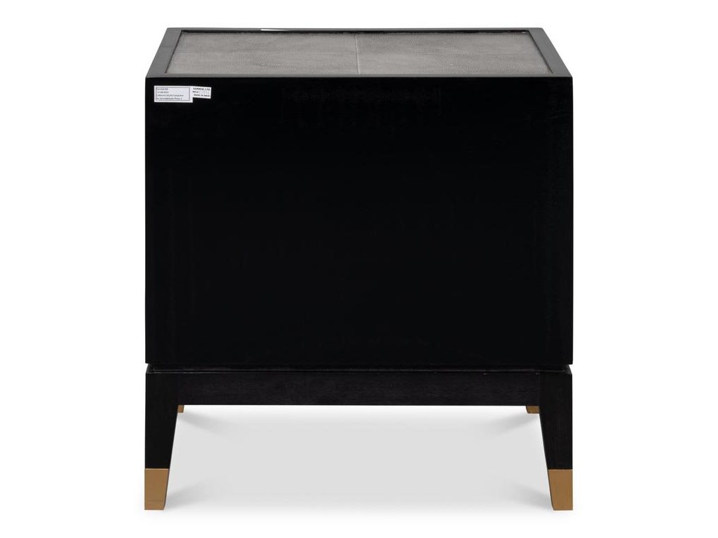 Horatio Grey Nightstand - Ornate Home