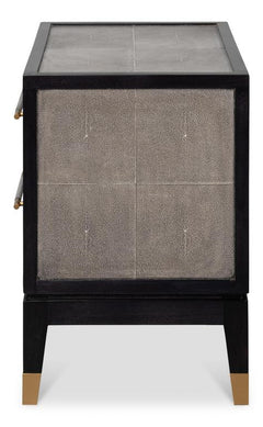 Horatio Grey Nightstand - Ornate Home