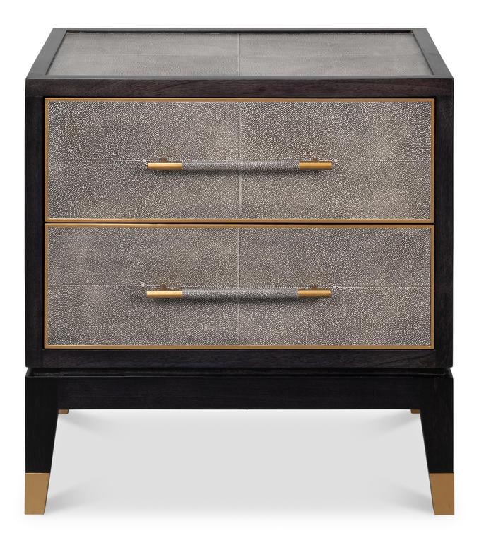 Horatio Grey Nightstand - Ornate Home