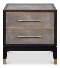 Horatio Grey Nightstand - Ornate Home