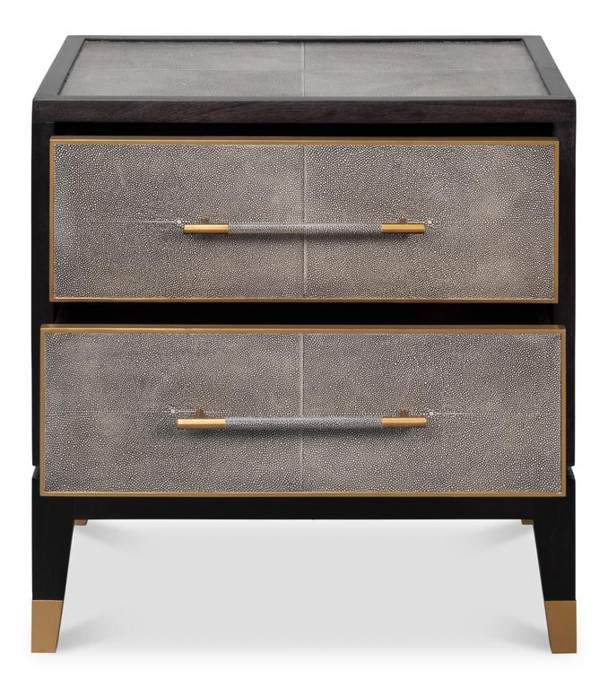 Horatio Grey Nightstand - Ornate Home