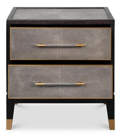 Horatio Grey Nightstand - Ornate Home