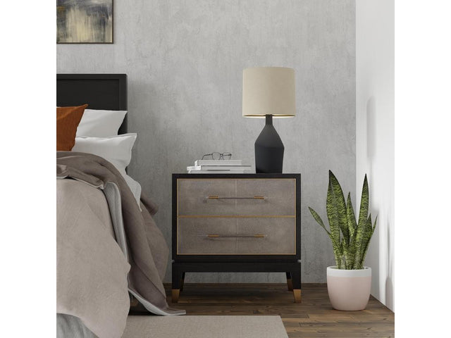 Horatio Grey Nightstand - Ornate Home