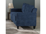 Horatio Navy Chenille Loveseat - Ornate Home