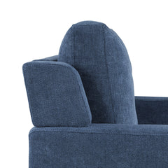 Horatio Navy Chenille Sofa - Ornate Home