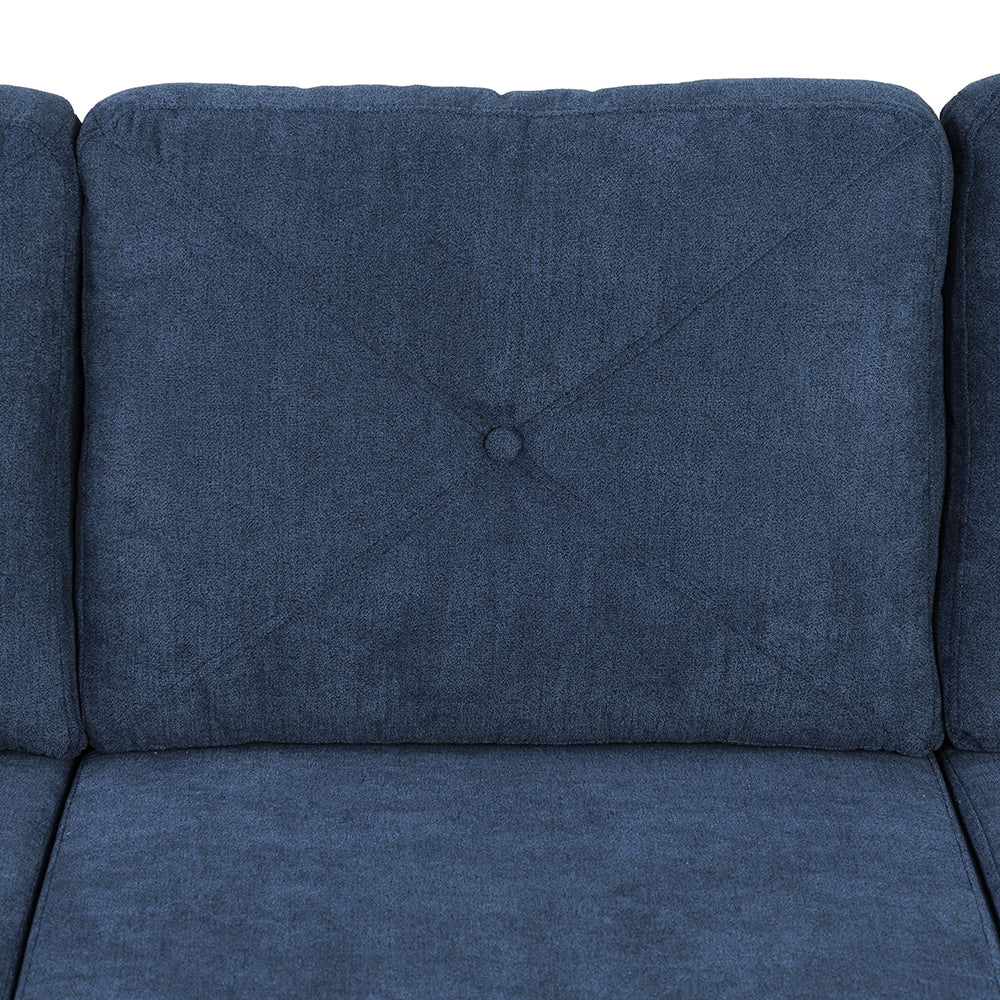Horatio Navy Chenille Sofa - Ornate Home
