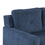 Horatio Navy Chenille Sofa - Ornate Home