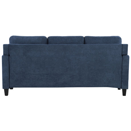 Horatio Navy Chenille Sofa - Ornate Home