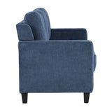 Horatio Navy Chenille Sofa - Ornate Home