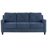 Horatio Navy Chenille Sofa - Ornate Home