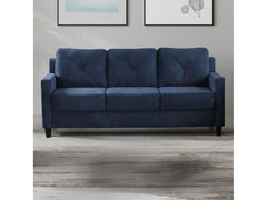 Horatio Navy Chenille Sofa - Ornate Home