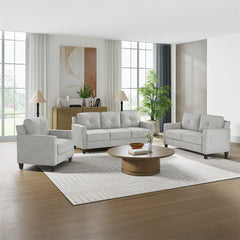 Horatio Taupe Chenille Chair - Ornate Home