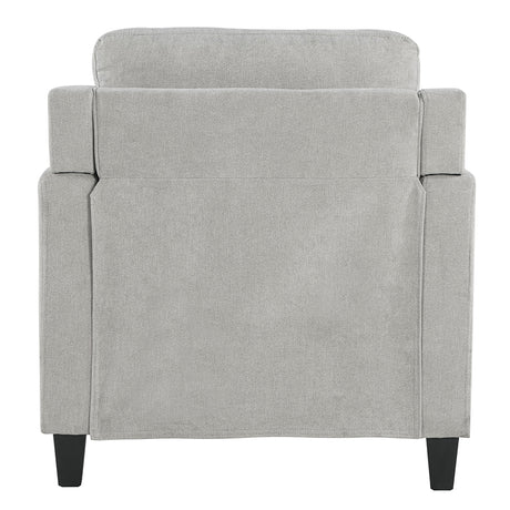 Horatio Taupe Chenille Chair - Ornate Home