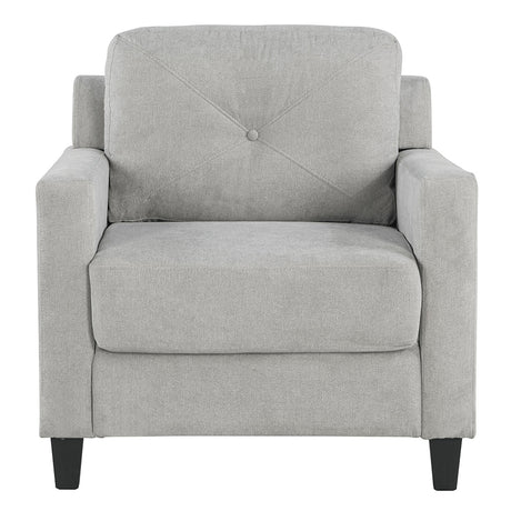 Horatio Taupe Chenille Chair - Ornate Home