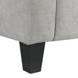 Horatio Taupe Chenille Loveseat - Ornate Home