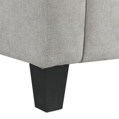 Horatio Taupe Chenille Loveseat - Ornate Home