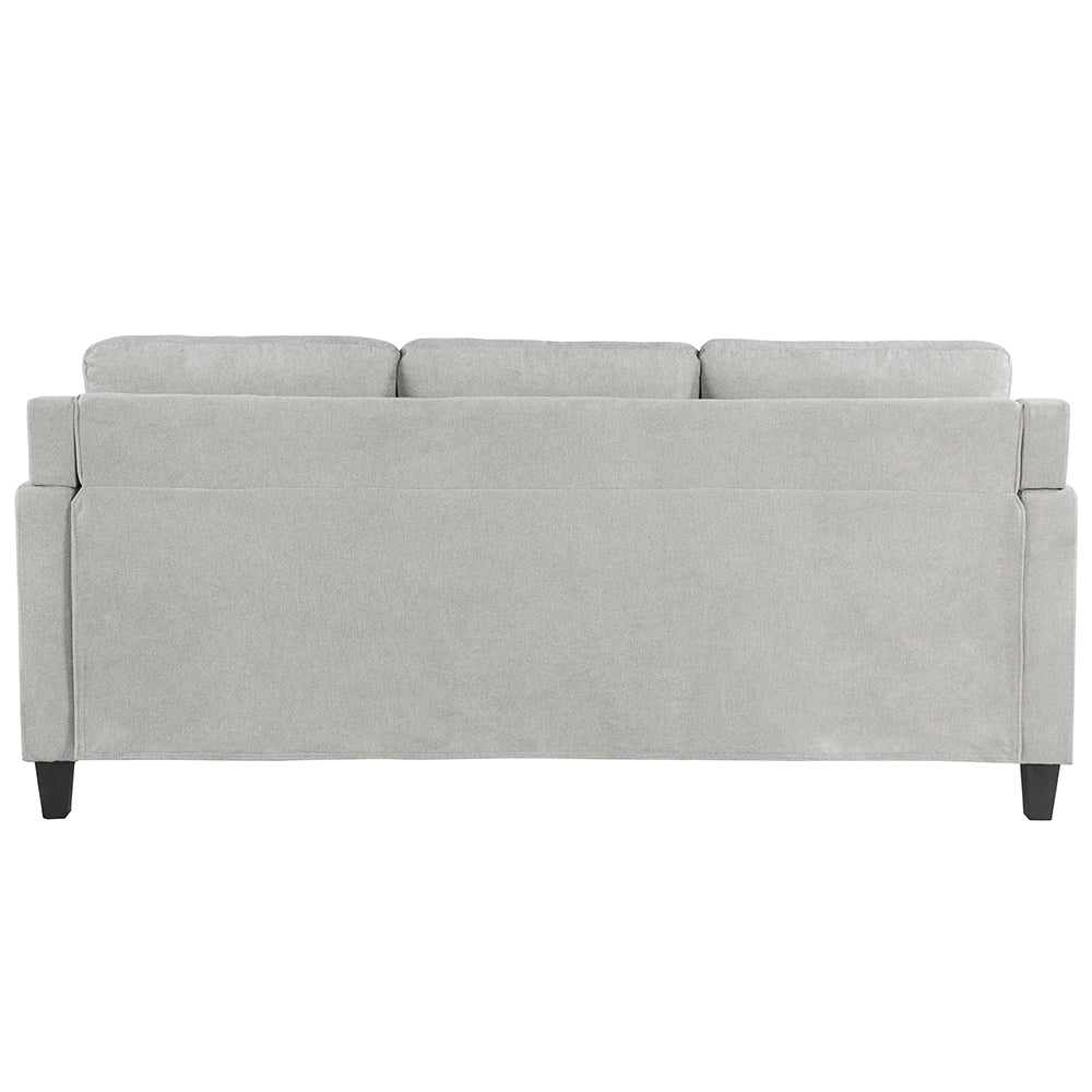 Horatio Taupe Chenille Sofa - Ornate Home