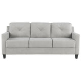 Horatio Taupe Chenille Sofa - Ornate Home