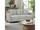 Horatio Taupe Chenille Sofa - Ornate Home