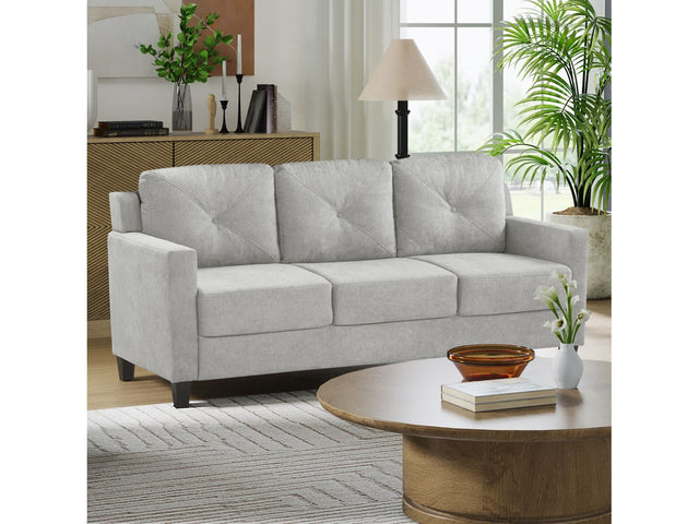 Horatio Taupe Chenille Sofa - Ornate Home