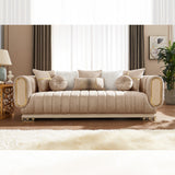 Horizon Elite Beige 3-Pc Living Room Set / HD-9004-SET3 - Ornate Home