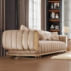 Horizon Elite Beige 3-Pc Living Room Set / HD-9004-SET3 - Ornate Home