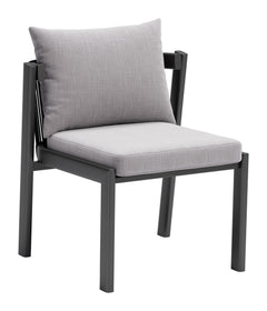 Horizon Gray Outdoor Dining Chair (Set of 2) - Ornate Home