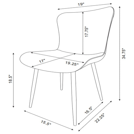 Horizon Grey 5-piece Dining Set with Extension Table - Ornate Home