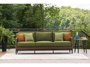 Horizon Hall Brown/Green Sofa with Cushion (Online Special Price) - Ornate Home