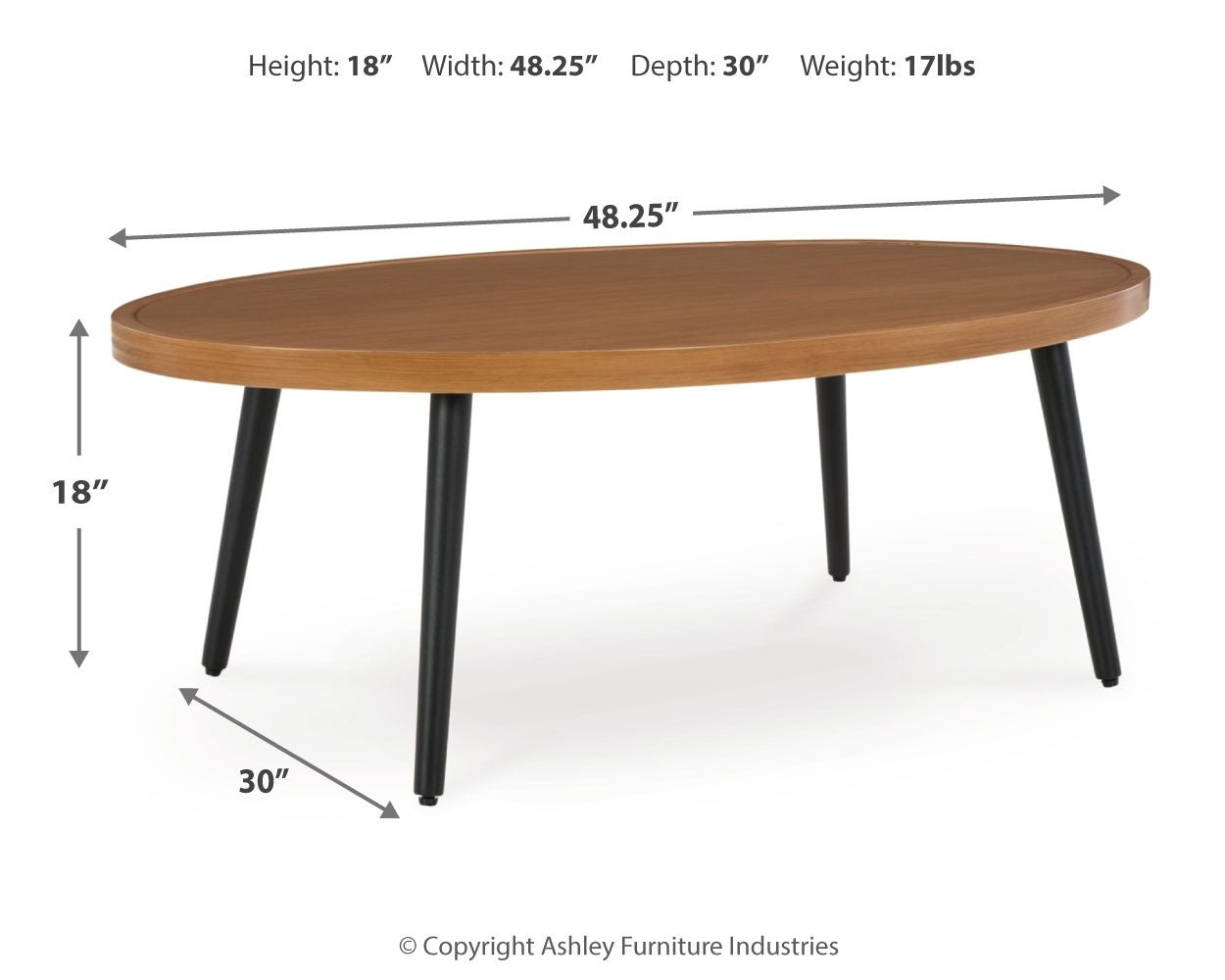 Horizon Hall Brown Outdoor Sofa, 2 Lounge Chairs, Ottoman and Coffee Table - Ornate Home