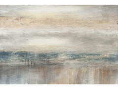 Horizon Hand Painted Textured Large Canvas Wall Art - Ornate Home