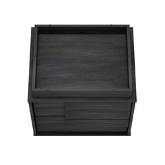 Horizon Nightstand in Charcoal Grey - Ornate Home