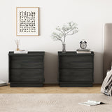 Horizon Nightstand in Charcoal Grey (set of 2) - Ornate Home