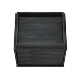 Horizon Nightstand in Charcoal Grey (set of 2) - Ornate Home