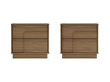 Horizon Nightstand in Maple (set of 2) - Ornate Home