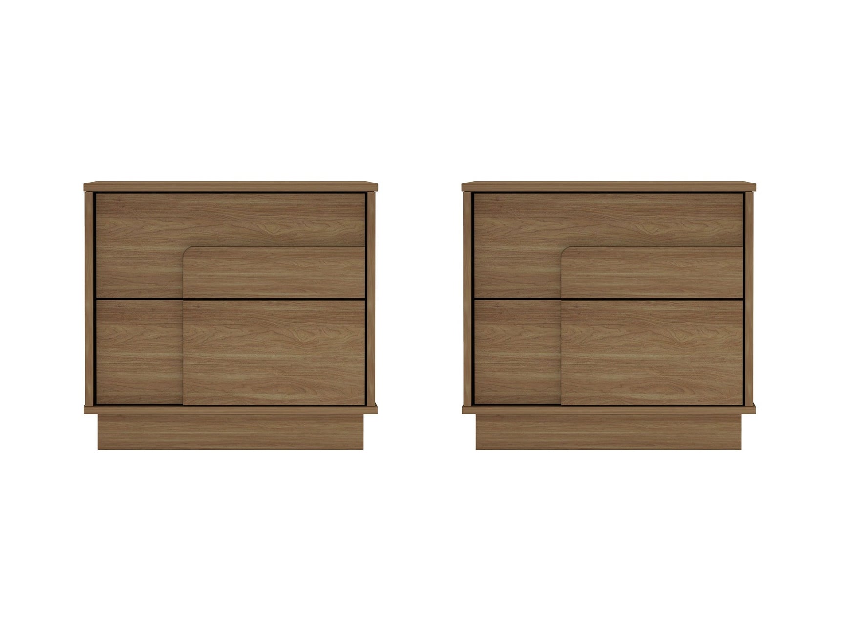 Horizon Nightstand in Maple (set of 2) - Ornate Home