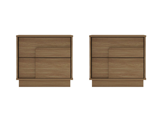 Horizon Nightstand in Maple (set of 2) - Ornate Home