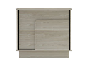 Horizon Nightstand in Whitewashed Oak - Ornate Home