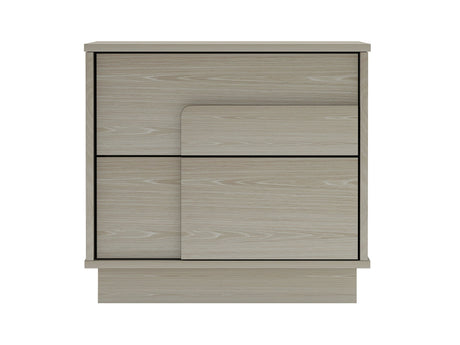 Horizon Nightstand in Whitewashed Oak - Ornate Home