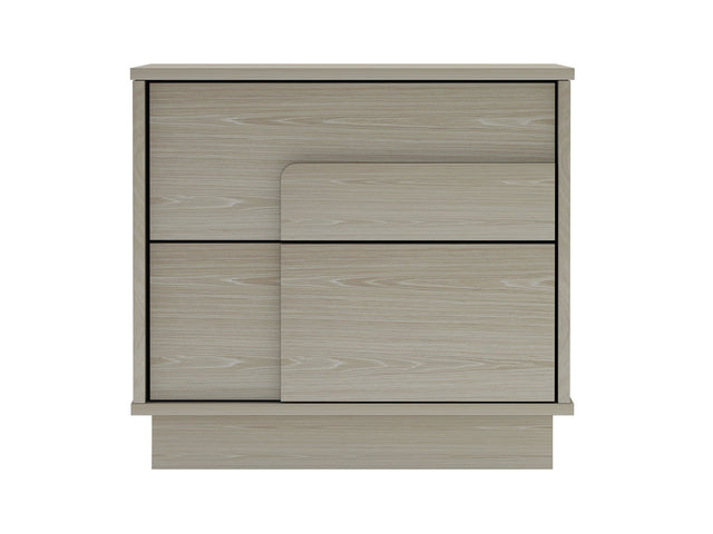 Horizon Nightstand in Whitewashed Oak - Ornate Home