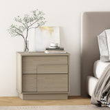 Horizon Nightstand in Whitewashed Oak - Ornate Home