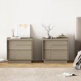 Horizon Nightstand in Whitewashed Oak (set of 2) - Ornate Home