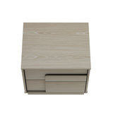 Horizon Nightstand in Whitewashed Oak (set of 2) - Ornate Home