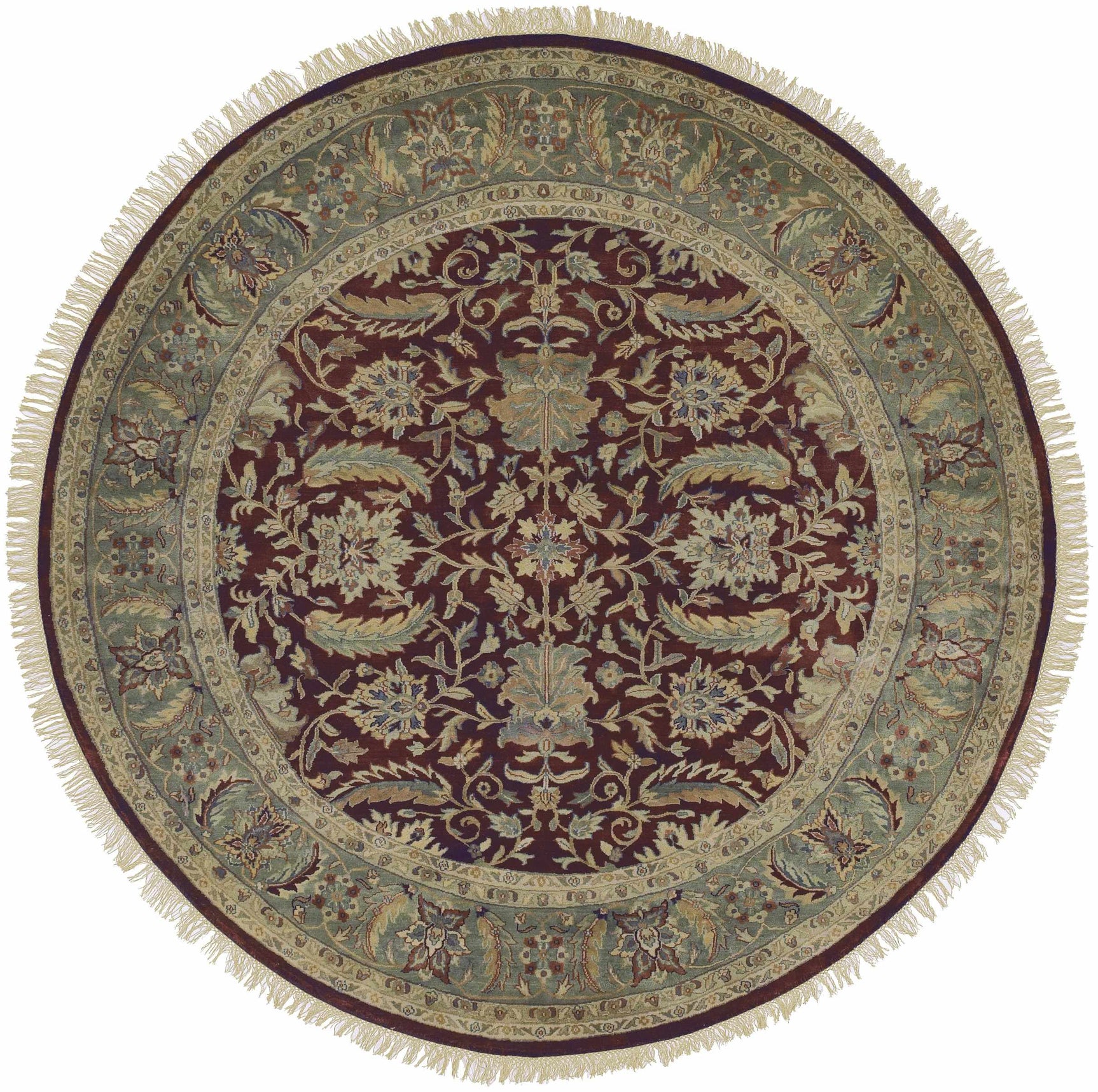 Hornbeak Premium Wool 8' Round Rug - Clearance - Ornate Home