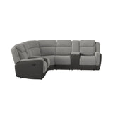 Hornet Rancho Grey 3-Piece Sectional - Ornate Home